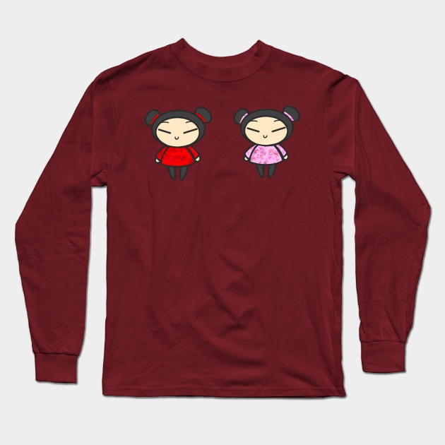 Love Pucca Long Sleeve T-Shirt by aishiiart